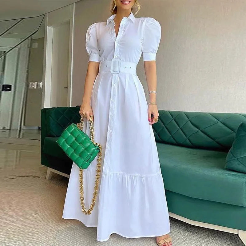 Vestido Largo de Rayas S-XL