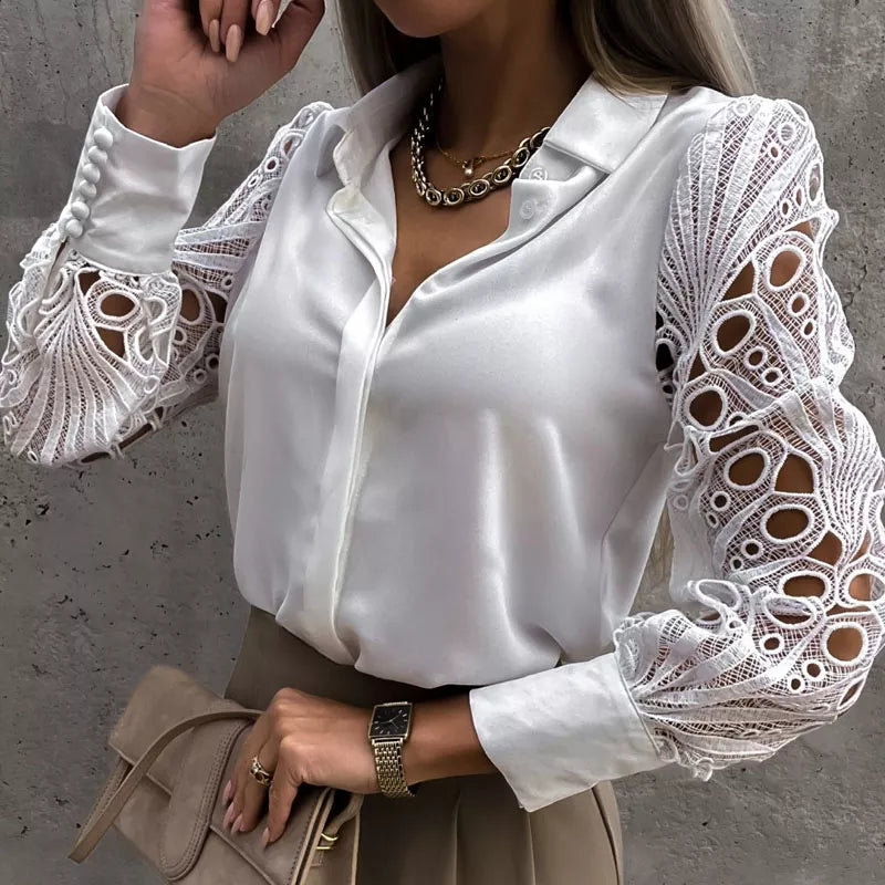 White Lace Blouse