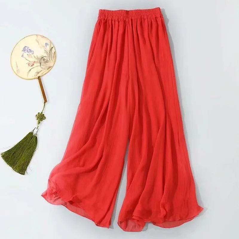 Pantalón de Chiffón (M-2XL)