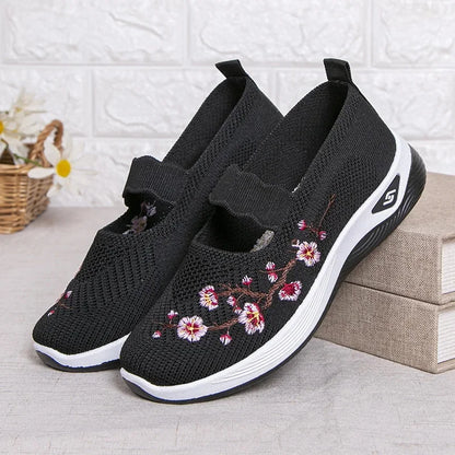 Zapatillas Planas Bordadas