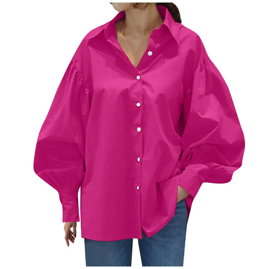 Blusa Mangas Farol S-5XL