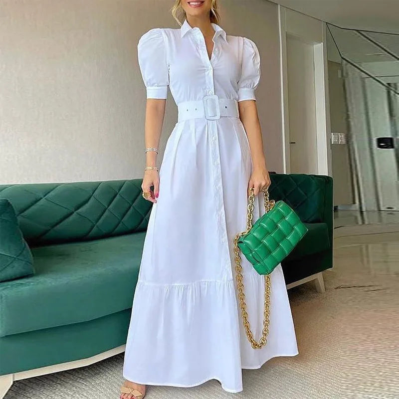 Vestido Largo de Rayas S-XL