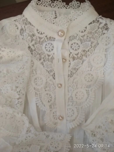 Lace Patchwork Blouse