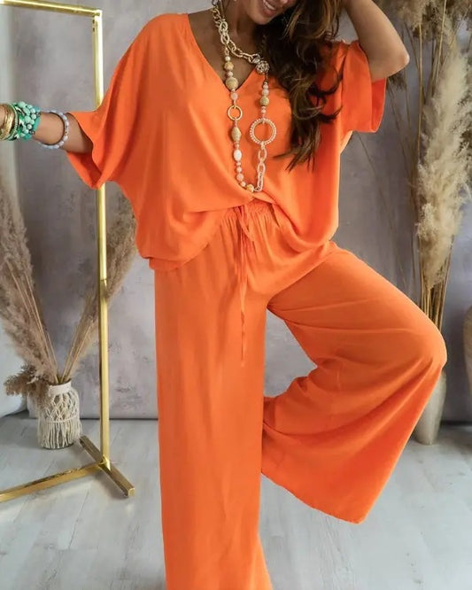 Conjunto Casual de Algodón S-XXL