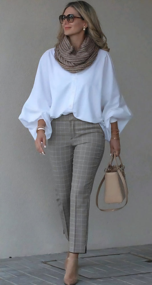 Blusa Casual Algodón 100%